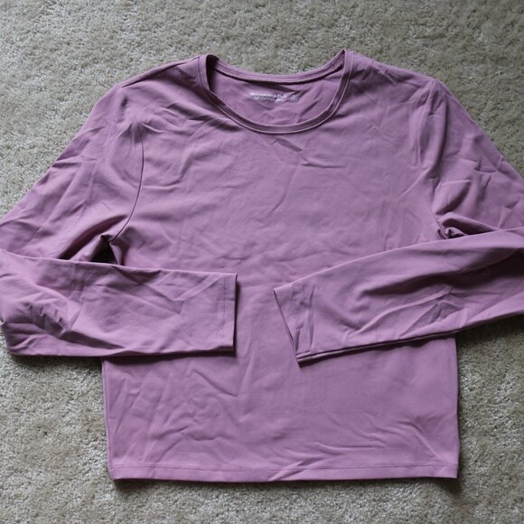 Abercrombie & Fitch Mauve Long Sleeve Top - Picture 3 of 4